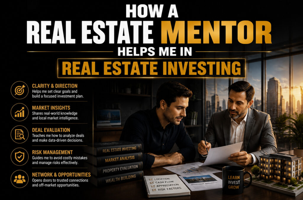 How a Real Estate Mentor Helps Me in Real Estate Investing